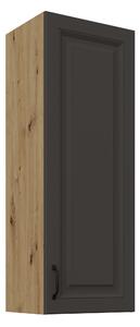 Zondo.hr Gornji kuhinjski ormarić Sheila 40 G 108 1F (korpus: hrast artisan + front: grafit). 1134904