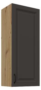 Zondo.hr Gornji kuhinjski ormarić Sheila 45 G 108 1F (korpus: hrast artisan + front: grafit). Akcija -6%. 1134903
