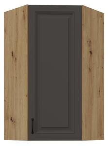 Zondo.hr Gornji kutni kuhinjski ormarić Sheila 60 60 GN 108 1F 45 (korpus: hrast artisan + front: grafit). Akcija -6%. 1134900