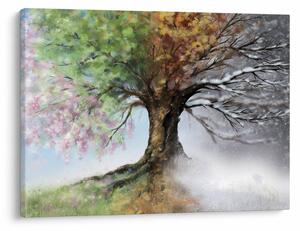 Slika - Drevo štirih letnih časov (70x50 cm)
