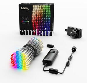 Twinkly TWW210SPP-TEU - LED RGB Vanjska božićna zavjesa 210xLED 6,1m IP44 Wi-Fi