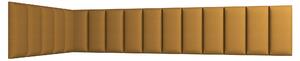 Zondo.hr Set 16 tapeciranih panela Quadra 100x220x50 cm (boja senfa). Akcija -14%. 1051977