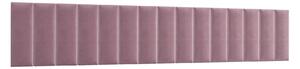 Zondo.hr Set 15 tapeciranih panela Quadra 300x60 cm (ružičasta). Akcija -12%. 1052003