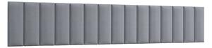 Zondo.hr Set 15 tapeciranih panela Quadra 300x60 cm (svijetlosiva). Akcija -19%. 1052005