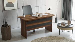 Radni stol, Orah Antracit, Vario A - Baroque, Anthracite
