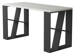 Radni stol, Bijela boja Antracit, Honey - White, Anthracite
