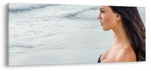 Slika ženske na plaži (120x50 cm)