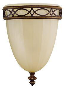 Feiss - Zidna svjetiljka DRAWING ROOM 1xE27/60W/230V bronca