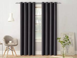 Zavjesa OXFORD LIGHT 140x250 cm, crna Sistem za vješanje: Traka za nabiranje
