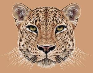 Fotografija Illustrative Portrait of Leopard, ant_art