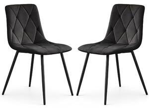 Zondo.hr Set blagovaonskih stolica (2 kom.) Millionaire (crna). Akcija -15%. 1152328