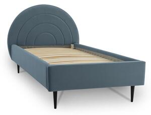 Plavi dječji krevet s prostorom za odlaganje 90x200 cm Rainbow – Scandic