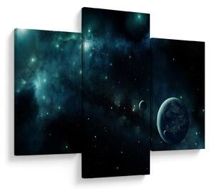 Slika - Življenje v vesolju (90x60 cm)