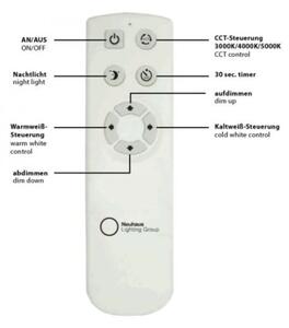 Leuchten Direkt 14227-16-LED Prigušiva stropna svjetiljka JONAS LED/22W/230V +DU