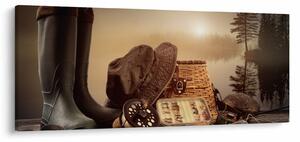 Slika - Tihožitje ribiča (120x50 cm)