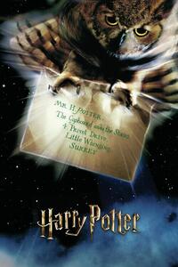Ilustracija Harry Potter - Hedwig, (26.7 x 40 cm)