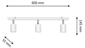 LED Reflektorska svjetiljka TUNE 3xGU10/4,8W/230V bijela