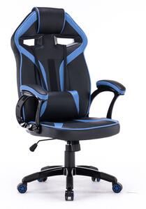 Gamerska i uredska stolica, Drift, 52x130x67 cm, plava