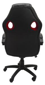 Enzo uredska okretna stolica, 63x118x60 cm, crveno-crna