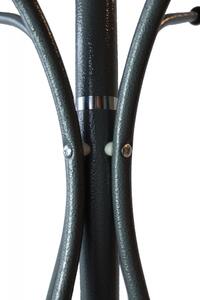 Samostojeća vješalica za kapute Mramor, s mramornom bazom, 53x180x53 cm, siva