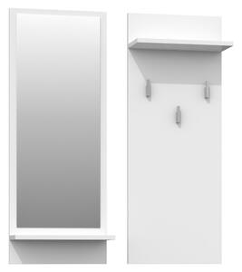 Drohmo Riva vješalica za ogledalo, 35x90x16 cm, bijela