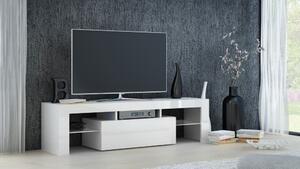 Thirassia RTV DEKO140 TV stalak, 140x45x40 cm, sjajno bijeli