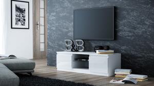 Thirassia RTV120 TV stalak, 120x36x40 cm, sjajno bijeli