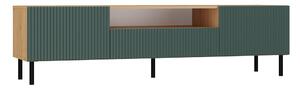 Shannan MIX RTV KAMA160 TV stalak (ravni uzorak), 43x160x40 cm, hrast-zeleni
