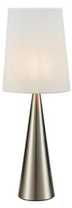 Markslöjd 108624 - Stolna lampa CONUS 1xE14/40W/230V bijela/mat krom