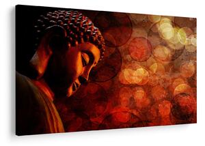 Slika - Buda v rdečih tonih (90x60 cm)