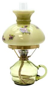 Petrolejska lampa KLÁRA 34 cm zelena