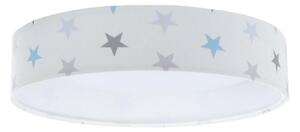 LED Stropna svjetiljka GALAXY KIDS LED/24W/230V zvjezdice bijela/siva/plava