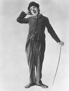 Fotografija British actor and director Charlie Chaplin in The Tramp, Hulton Archive