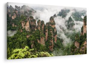 Slika - Nacionalni park Zhangjiajie, Kitajska (90x60 cm)
