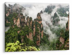 Slika - Nacionalni park Zhangjiajie, Kitajska (70x50 cm)