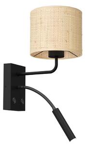 Zidna lampa RATTAN 1xE27/60W+1xG9/8W/230V ratan