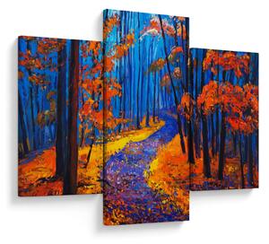 Slika jesenskega gozda (90x60 cm)