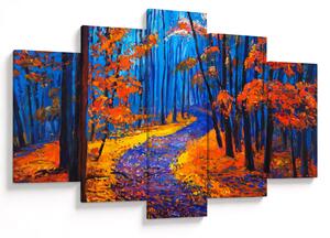 Slika jesenskega gozda (150x105 cm)