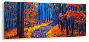 Slika jesenskega gozda (120x50 cm)