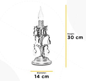 ONLI - Stolna lampa TERESA 1xE14/6W/230V bijela