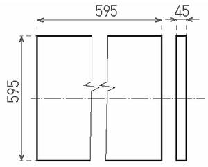 LED Nadgradni panel ILLY LED/42W/230V