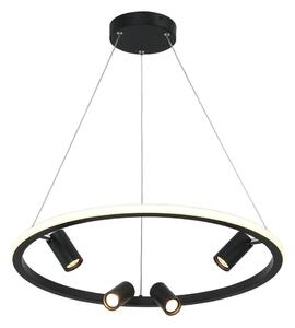 Zambelis 22012 - LED Prigušivi luster na sajli LED/47W/230V pr. 60 cm crna