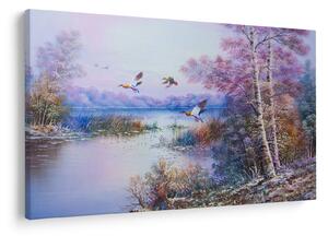 Slika - Jesen prihaja, oljna slika (90x60 cm)