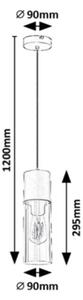 Rabalux 72051 - Luster na sajli RONNO 1xE27/25W/230V