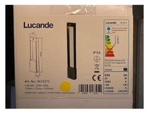Lucande - LED Vanjska lampa sa senzorom TEKIRO LED/14W/230V IP54
