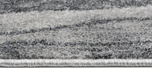 Tamno sivi dizajnerski tepih s apstraktnim uzorkom Širina: 60 cm | Duljina: 100 cm