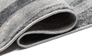 Tamno sivi dizajnerski tepih s apstraktnim uzorkom Širina: 80 cm | Duljina: 150 cm