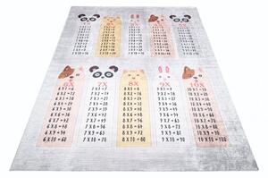 Dječji tepih sa motivom male tablice množenja Širina: 80 cm | Duljina: 150 cm