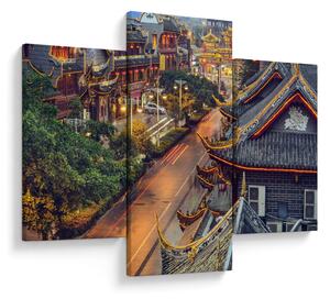 Slika - Qintai Road, Chengdu, Kitajska (90x60 cm)