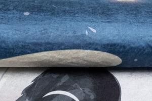 Dječji tepih s motivom pande na mjesecu Širina: 80 cm | Duljina: 150 cm